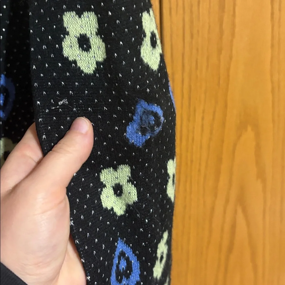 Mudd Y2K vintage scarf flowers hearts polka dot goth print‎ printed